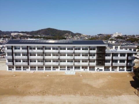 福山市立城北中学校南棟校舎改築他工事　2020年